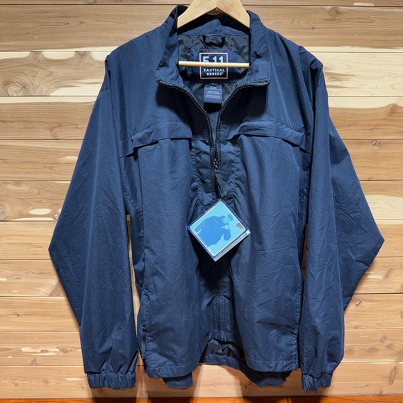 NEW Men’s 511 5.11 Tactical Dark Navy Response Jacket Coat Windbreaker XL NWT - Picture 2 of 12